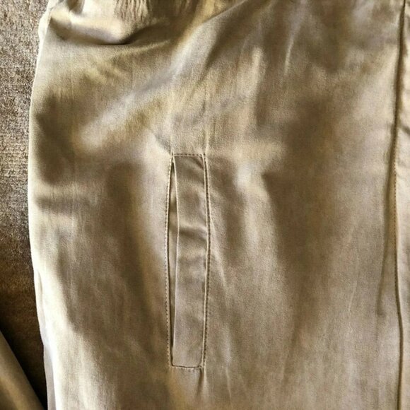 WEATHERPROOF Soft Black Leather reversible men's 3/4 length coat SZ L EXCELLENT - Picture 5 of 9